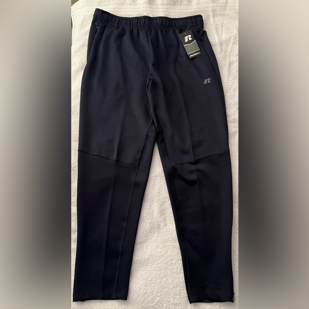 Men’s Russell Sweatpants, Navy Blue, Size Large, New With Tags